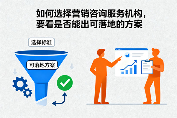 如何選擇營銷咨詢服務(wù)機構(gòu)，要看是否能出可落地的方案