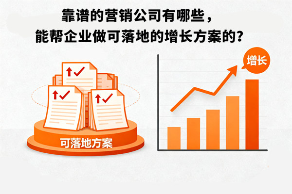 靠譜的營銷公司有哪些，能幫企業(yè)做可落地的增長方案的？