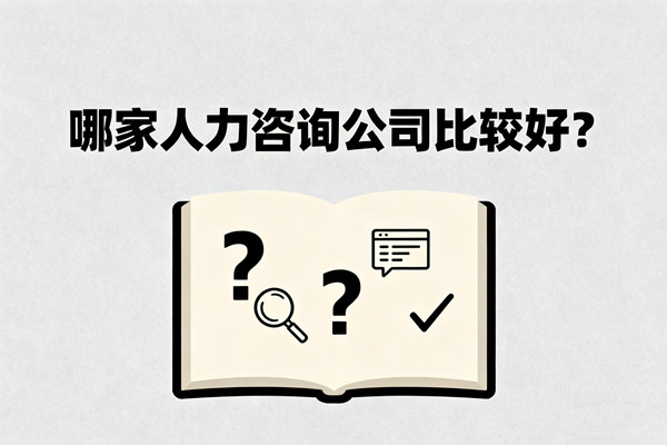 哪家人力咨詢公司比較好？