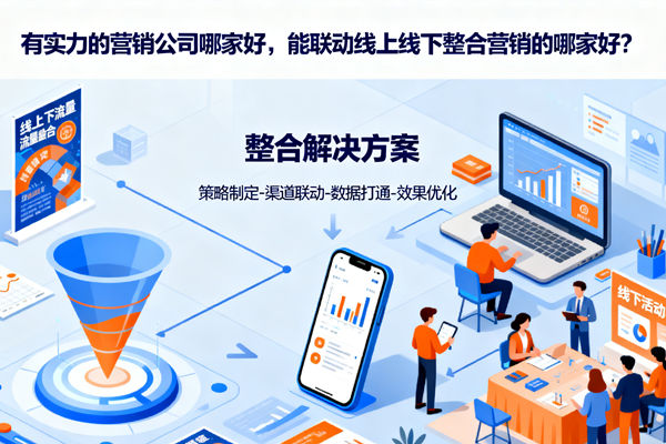 有實(shí)力的營銷公司哪家好，能聯(lián)動線上線下整合營銷的哪家好？